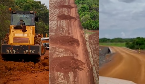 Estrada municipal da região do Rio Verdão é recuperada 