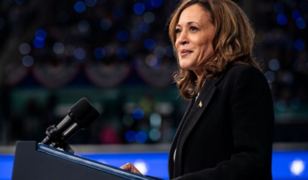 Kamala Harris parabenizou o presidente eleito Donald Trump 