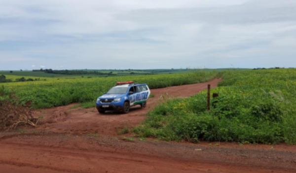 Polícia Militar investiga o furto de grãos e pneus em uma fazenda na zona rural de Rio Verde