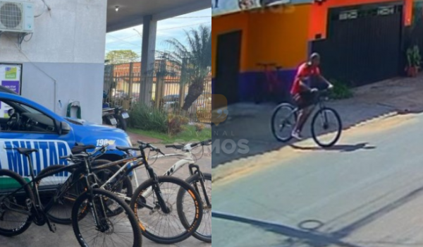 Suspeito de furtar bicicletas na Vila Amália é reconhecido e preso pela Polícia Militar