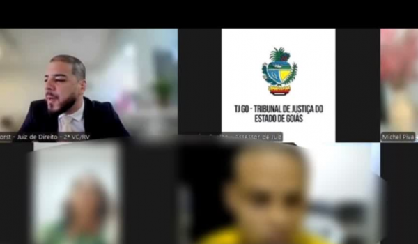 Veja momento em que juíz é  informado sobre fuga de detento que matou idoso em Rio Verde  