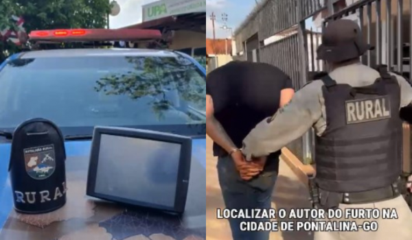 Batalhão Rural localiza autor de furto de monitor agrícola