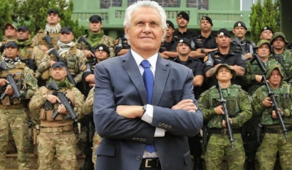 Caiado coloca forças de segurança de Goiás à disposição do Rio de Janeiro durante megaoperação