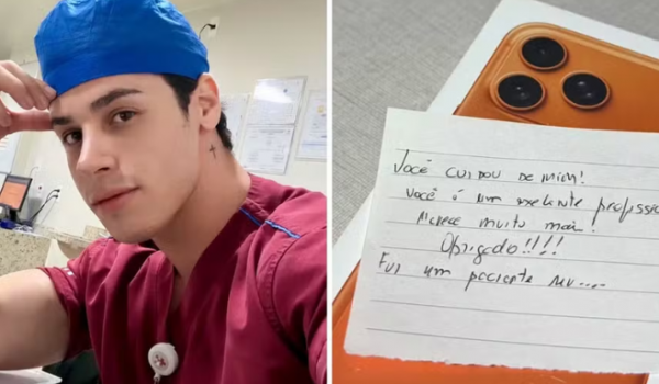 Enfermeiro recebe iPhone de R$ 10 mil de paciente misterioso em hospital de Anápolis