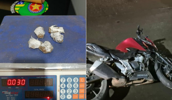 Jovens fogem de abordagem, mas se envolvem em acidente e são presos pela PM em Rio Verde