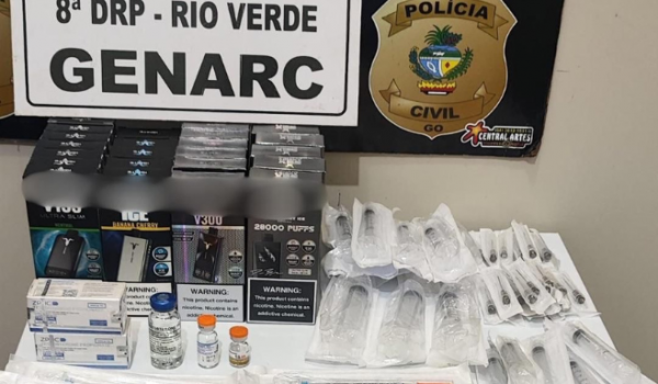 Mulher que vendia medicamentos ilegais para emagrecer nas redes sociais é presa pela PC, em Rio Verde