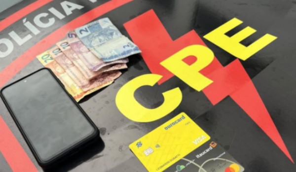 CPE de Rio Verde prende homem suspeito de furtar cartões e tentar saque