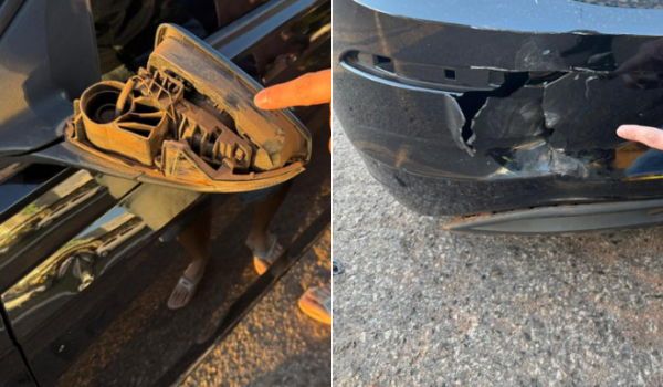 Após acidente, motociclista volta com faca e ameaça motorista em Rio Verde; veja vídeo