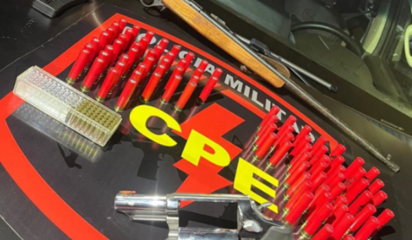 CPE prende suspeito por ameaça e apreende armas de fogo em Rio Verde