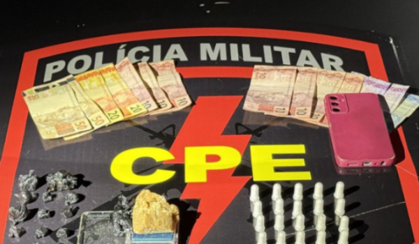 CPE Rio Verde prende traficante no Jardim Mondale após tentativa de esconder drogas