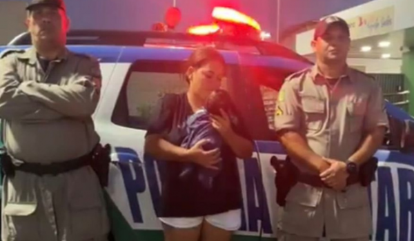 Policiais militares evitam tragédia e salvam bebê de 28 dias engasgado em Rio Verde