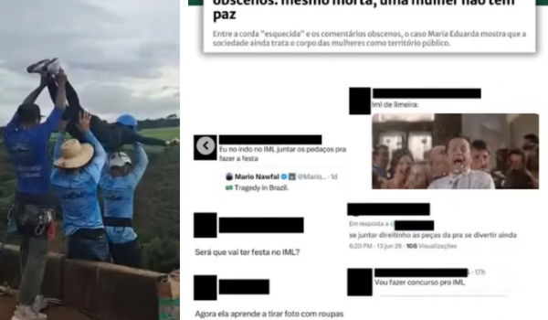 Perfis que atacaram jovem morta em salto sem cordas são retirados do ar após repercussão nacional