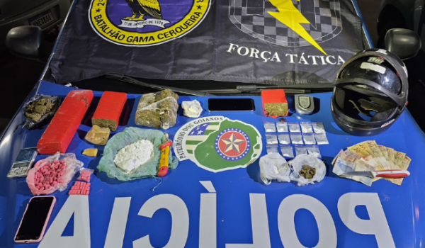 Força Tática prende duas mulheres e apreende maconha, cocaína, crack e ecstasy em Rio Verde