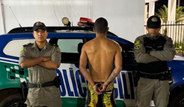 Homem é preso após agredir companheira, resistir à PM e ameaçar policiais