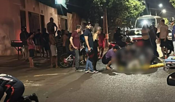 Criança de 11 anos fica ferida após ser atingida por motocicleta em Rio Verde