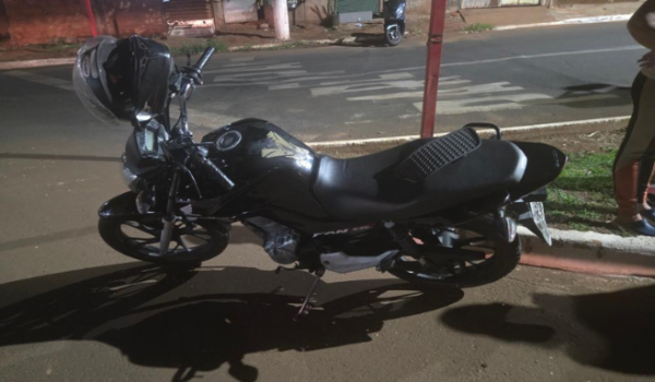 Motorista foge após colisão que deixa motociclista ferido no Bairro Primavera