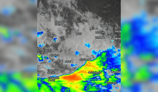 Defesa Civil alerta para chuva forte, ventos de até 50 km/h e possibilidade de granizo em Rio Verde