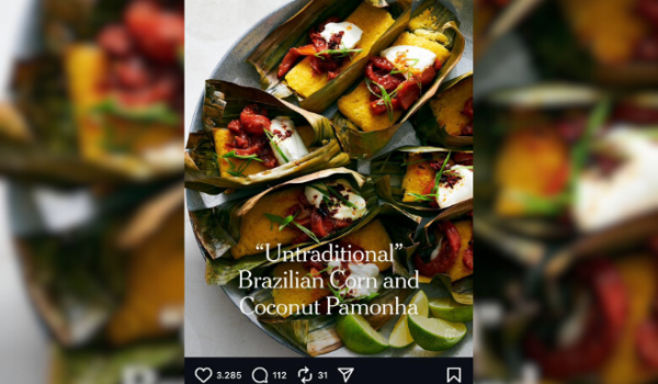 Pamonha ganha destaque no New York Times com versão adaptada