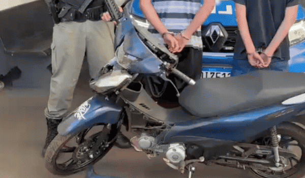 Moto furtada é recuperada poucas horas após o crime com apoio da inteligência da PM