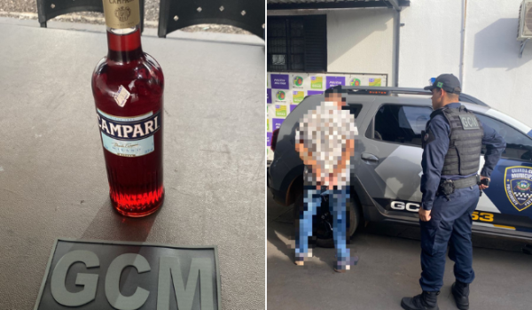 Homem é detido após furtar garrafa de bebida no Bairro Liberdade, em Rio Verde