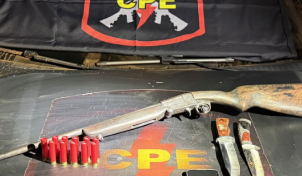 CPE prende indivíduo por ameaça e apreende arma de fogo em Rio Verde