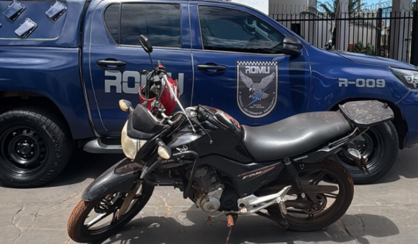 ROMU recupera moto furtada e localiza suspeito que confessou dois crimes em Rio Verde