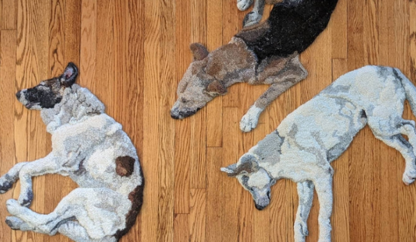 Tapetes hiper-realistas de cães causam reação nas redes; 