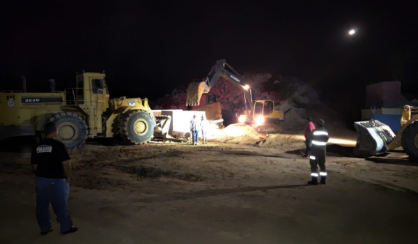 Tragédia em mineradora: bloco de granito de 9 toneladas se desprende e mata trabalhador em Porangatu