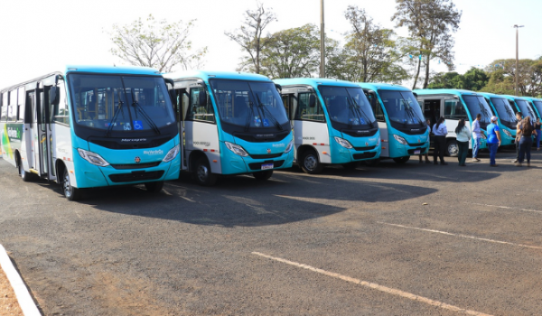 Transporte público de Rio Verde conta agora com mais dez ônibus 