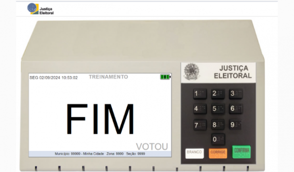 TSE DISPONIBILIZA SIMULADOR DE VOTAÇÃO PARA ELEITOR SE FAMILIARIZAR COM A URNA ELETRÔNICA