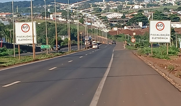 Velocidade reduzida na BR-060 em Rio Verde: novo limite passa a valer em trecho urbano