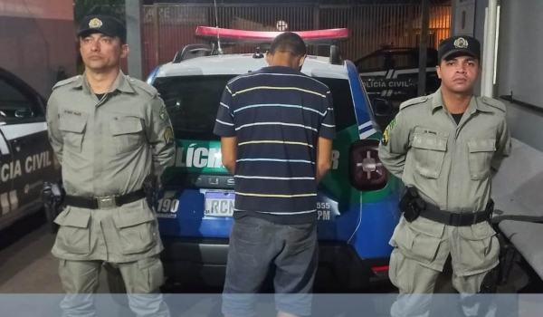 PM prende homem suspeito de agredir mulher no Gameleira em Rio Verde