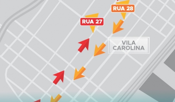 Atenção motoristas: Ruas na Vila Carolina recebem mudança de sentido