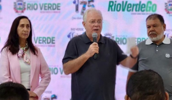 Prefeito apresenta cronograma de eventos e anuncia entrega de obras à Rio Verde 