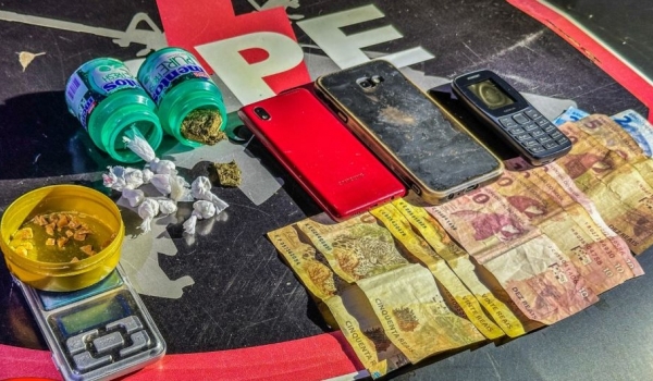 CPE prende traficante com três variedades de drogas na Vila Amália 