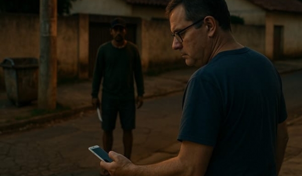 Homem é assaltado com faca quando ia para a igreja em Rio Verde
