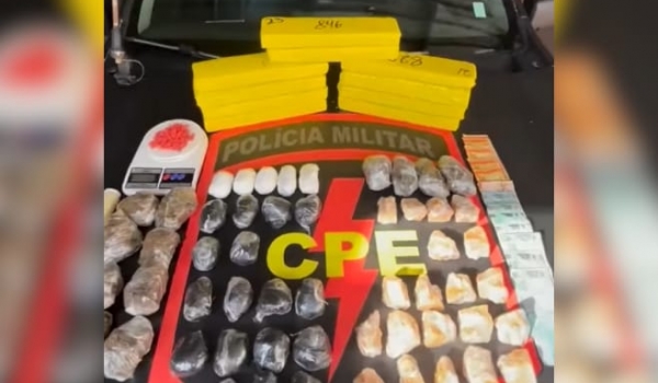 CPE Rio Verde prende indivíduo por tráfico de drogas no setor Lindolfina