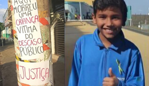 Fio de telefonia instalado em local proibido matou menino em Anápolis