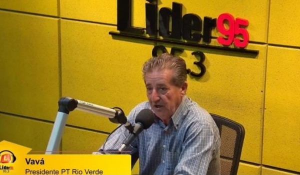 Vavá diz que o PT vai buscar 50 mil votos para Lula em Rio Verde, defende que a casa está em ordem e chama Bolsonaro de gagá