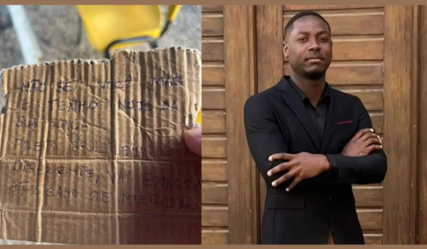 Zelador deixa escola após sofrer ataque racista; Nojo da sua raça