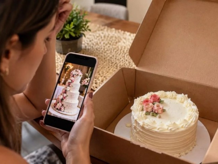 Bolo de R$ 900 para festa de 80 convidados chega com tamanho e decoração diferentes