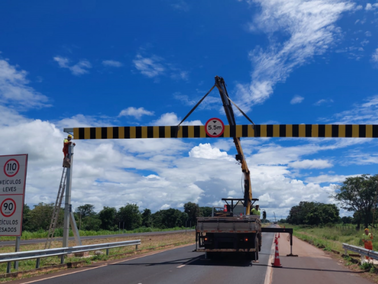 Trecho da BR-452 entre Rio Verde e Itumbiara será interditada para obra do pedágio eletrônico
