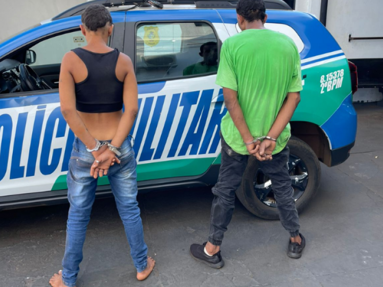 Dupla é presa após tentativa de furto em residência na Vila Amália, em Rio Verde