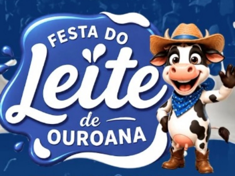 Festa do Leite reúne shows, gastronomia e tradição neste fim de semana em Ouroana