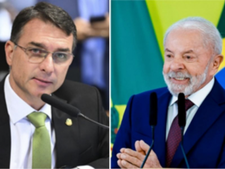 Flávio Bolsonaro aparece à frente de Lula em cenário de 2º turno, aponta pesquisa Quaest