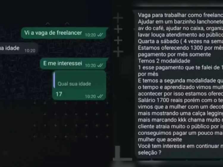 Hamburgueria é denunciada por exigir roupas provocantes à candidata de 17 anos a vaga de emprego