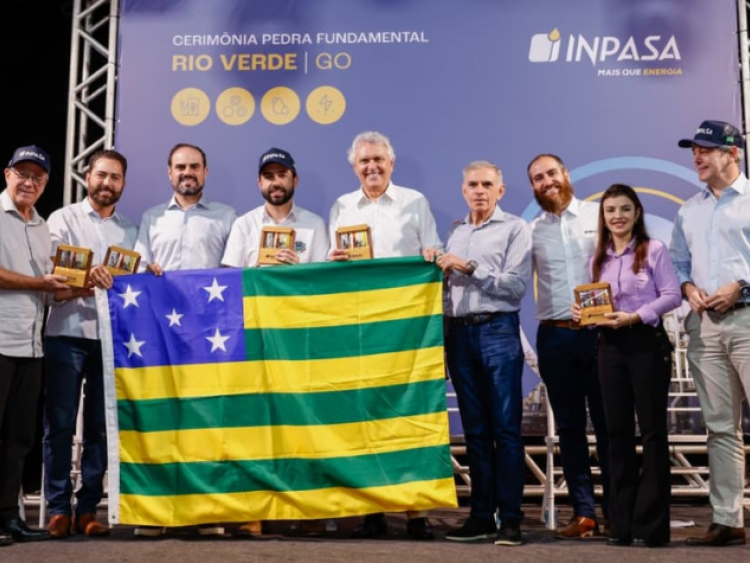 Lançamento de pedra fundamental de nova biorrefinaria reúne autoridades em Rio Verde