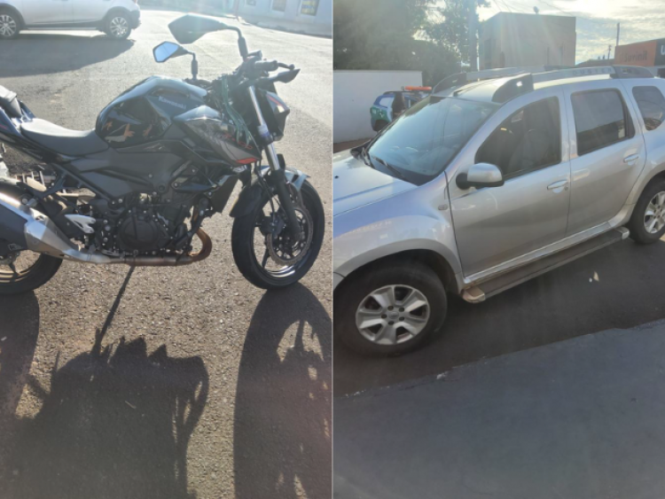 Motociclista fica ferida em colisão no Setor Central de Rio Verde