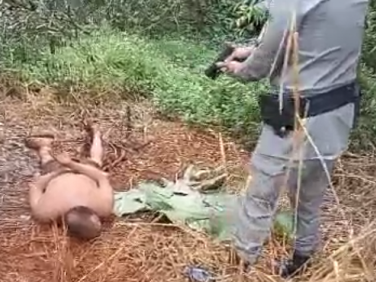 PM prende suspeito de tentativa de homicídio após esfaqueamento em Montividiu