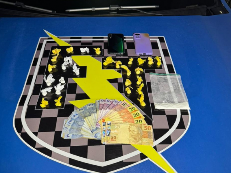 Polícia Militar prende suspeito de tráfico no bairro Promissão, em Rio Verde